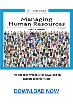 Managing Human Resources 19th Edition Pdf