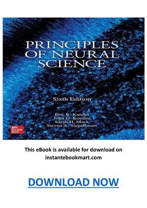 Principles Of Neural Science 6th Edition Pdf