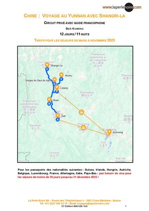 Voyage Au Yunnan Avec Shangrila