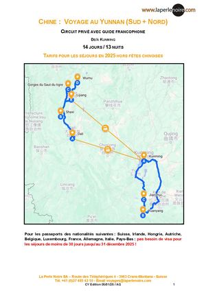 Voyage Au Yunnan (Sud + Nord).