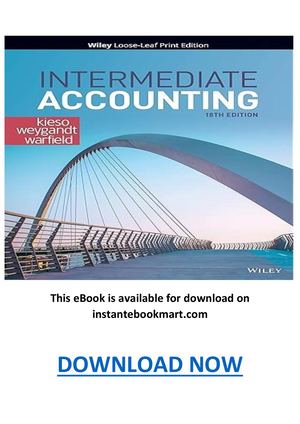 Intermediate Accounting 18th Edition Pdf