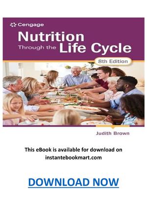Nutrition Through The Life Cycle 8th Edition Pdf