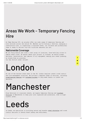 Temp Fencing 247 Fence Hire London Birmingham Manchester Uk