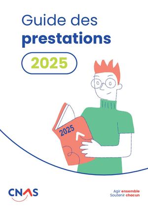 Guide des prestations CNAS 2025