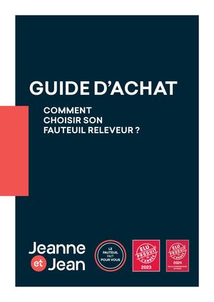 Guide Achat Fauteuil Releveur