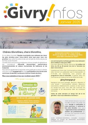 Givry Infos - Janvier 2025