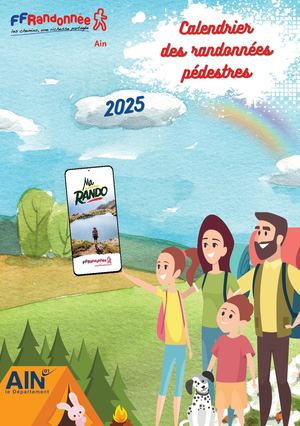 FFRandonnée Ain Calendrier 2025
