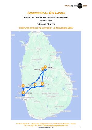 Immersion Au Sri Lanka 2025