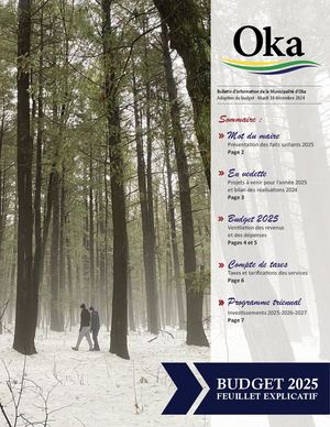 Feuillet budgétaire 2025