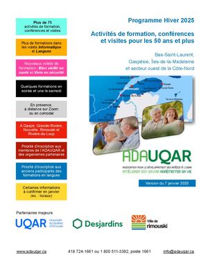 Adauqar Caf H2025 Programmation V20250107