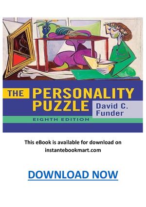 The Personality Puzzle 8th Edition Pdf