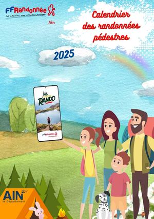 Calendrier Des Randonnées Pédestres Dans L'ain 2025