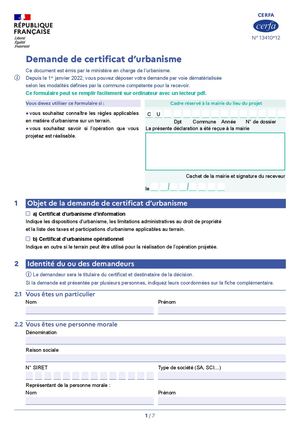 Cerfa Cu 13410 12 V01