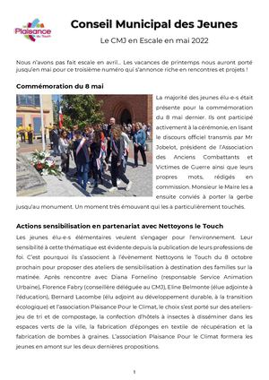 Escale N°3 Mai 2022