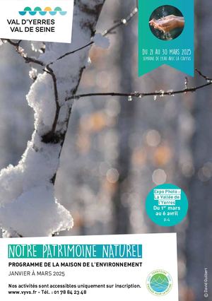 Programme Maison de l'Environnement 1er trimestre 2025