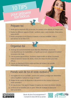 10 Tips pour préparer ton blocus