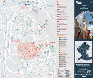 Douai Touristic map