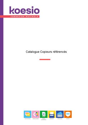 Catalogue Koesio Elan 87