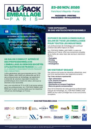All4pack 2026 - Plaquette Commerciale