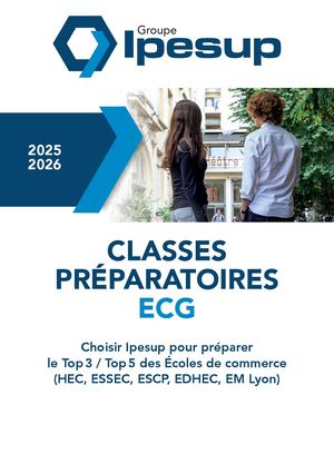 Classes Preparatoires ECG 25-26
