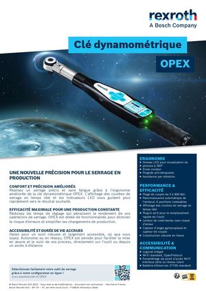 Flyer - Clé dynamométrique OPEX