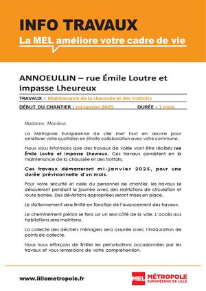 20241231 Annoeullin Rue Emile Loutre Flyer