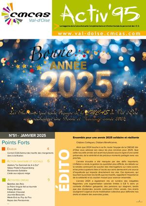 Activ 95 N 51 Janvier 2025