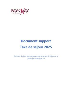 Document Support Déclaration Et Paiement En Ligne 2025