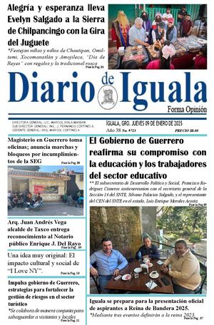 Jueves 08 De Enero De 2025 Diario De Iguala