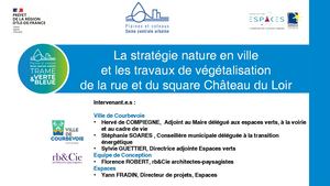 Courbevoie -  Stratégie Nature En Ville Et réaménagement de l'Avenue Et Square