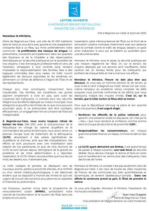 Lettre ouverte à Bruno Retailleau
