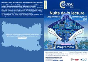 Programme Nuits de la lecture 2025