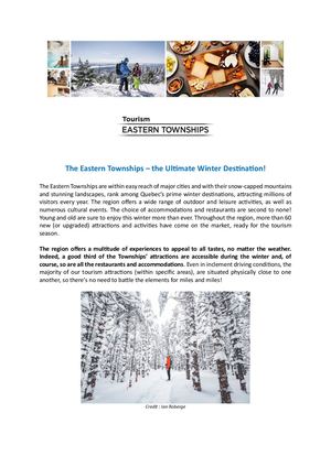The Ultimate Winter Destination - winter 2024-2025