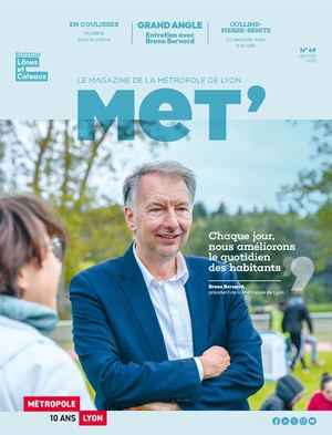 MeT' le magazine de la Métropole de Lyon n°49 - Janvier 2025, édition Lônes et Coteaux