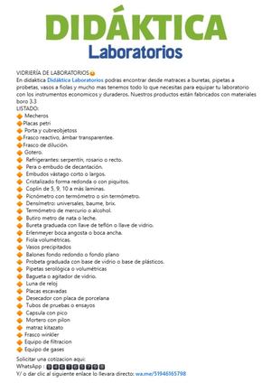 Vidreria De Laboratorio