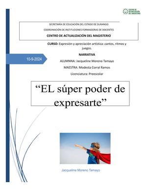 Cuento Narrativa (Jacqueline Moreno Tamayo)