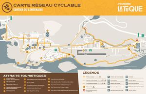 Carte réseau cyclable