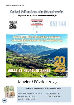 Infos N144 Janvier Février 2025