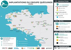 Groupe Quéguiner Carte Implantations