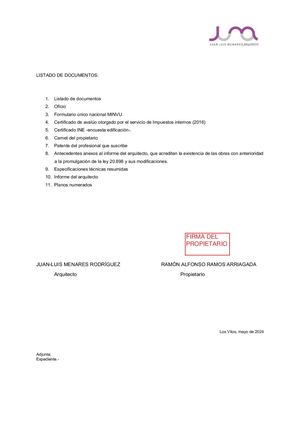 Firma Del Propietario En Ley 20898 REGULARIZACION