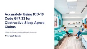 Accurately Using Icd 10 Code G4733 For Obstructive Sleep Apnea Claims
