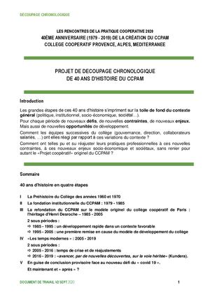 40 Ans Du Ccpam Texte 2020 09 22