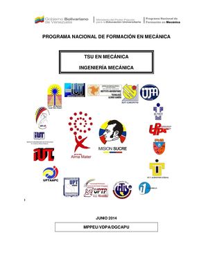 Documento Rector Pnfmecanica