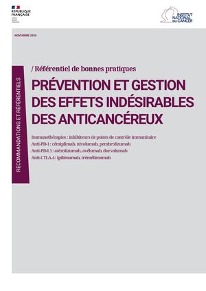 Référentiel Prévention et Gestion des Effets Indésirables Anticancéreux