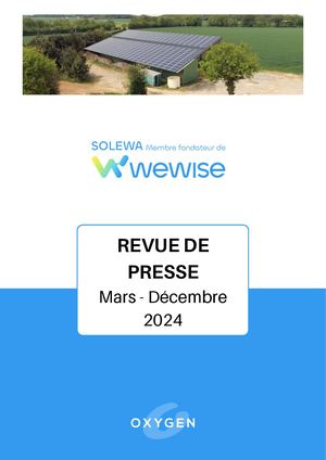 Revue De Presse Solewa 2024