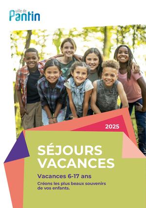 Catalogue Vacances 2025