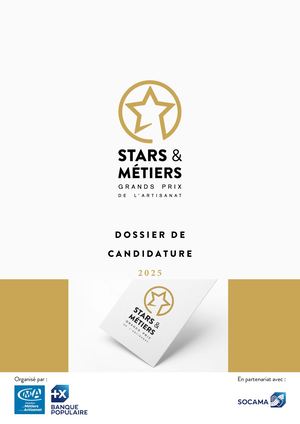Dossier Candidature Stars Et Metiers 2025