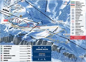 Plan de Ski de fond Avoriaz