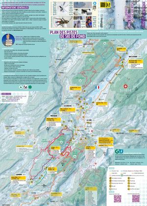 STATION DES ROUSSES - PLAN DES PISTES Ski de Fond