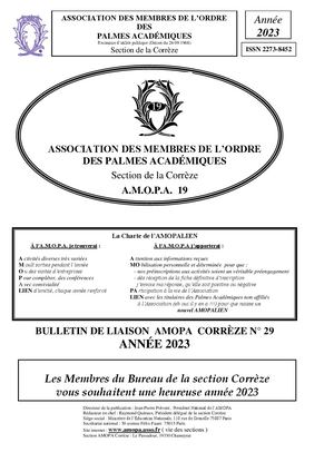 Bulletin Amopa 2023